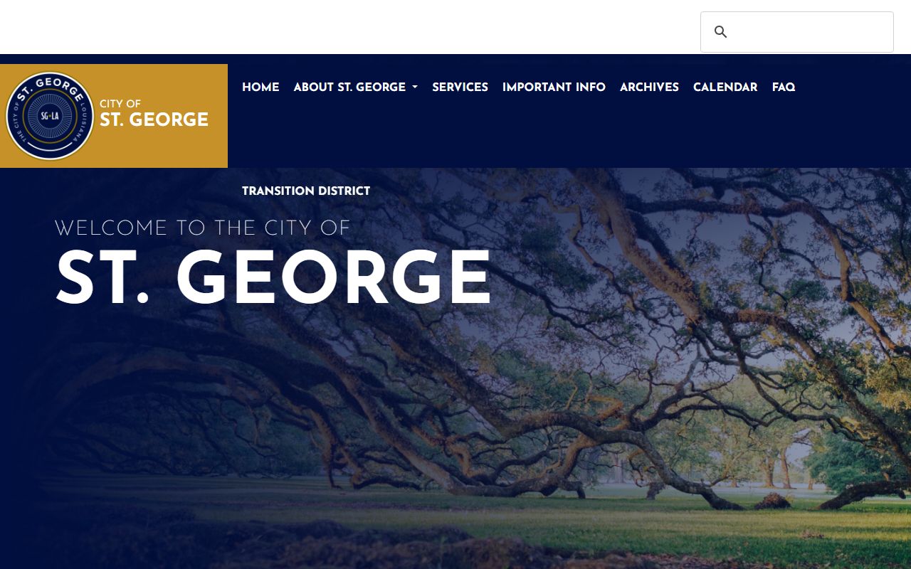 City of St. George official website for St. George marriage records and city services