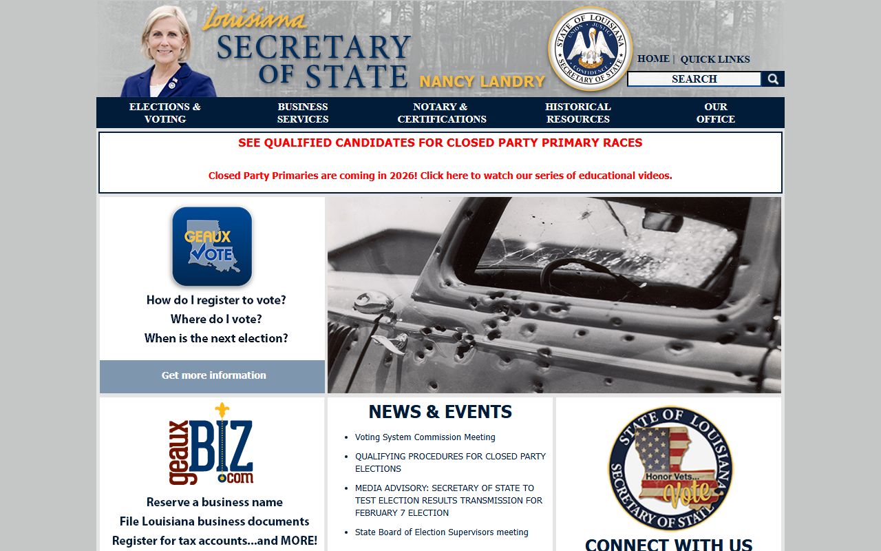 Louisiana State Archives for historical Grant Parish marriage records